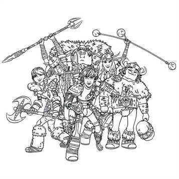 Kids-n-fun.de | 7 Ausmalbilder von Drachenzähmen leicht gemacht 2